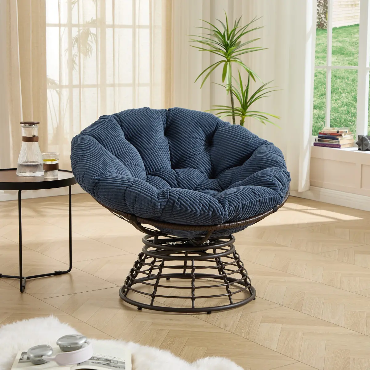 Navy Blue + Steel + Cotton