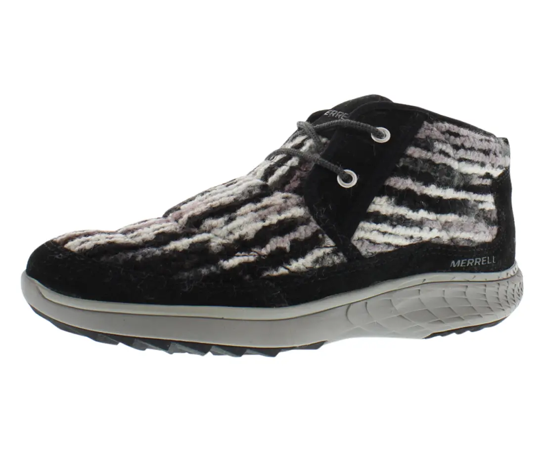 Merrell Pechora Mid Women's Winter Boots - Suede and Knit Upper, Warm Fleece-Lined Casual Outdoor Footwear, Walking Shoes, Closed, Ankle, Outdoors