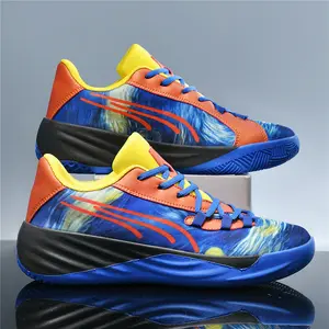 UYCEKK Men's Sonic 12 Basketball Shoes with Sound-Generating Technology - -Absorbing MD Sole, -Slip Traction, Low-Top Training Sneakers Suitable for Basketball,, Sports - Star Moon Night Color (English & Chinese Name)