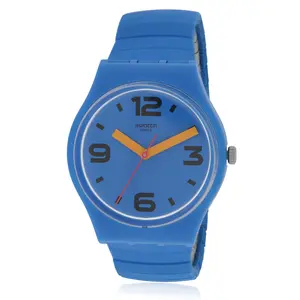 Swatch Pepeblu Silicone Unisex Watch GN251A