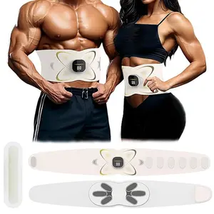 EMS Waist Comfort Belt with Warming Function Daily Support Intelligent Heating Massage Abdominal Belt 3 Heat Levels 6 Modes Thoughtful Gift for Men Women