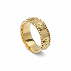 Clover Bangle Ring Clover Bangle Ring