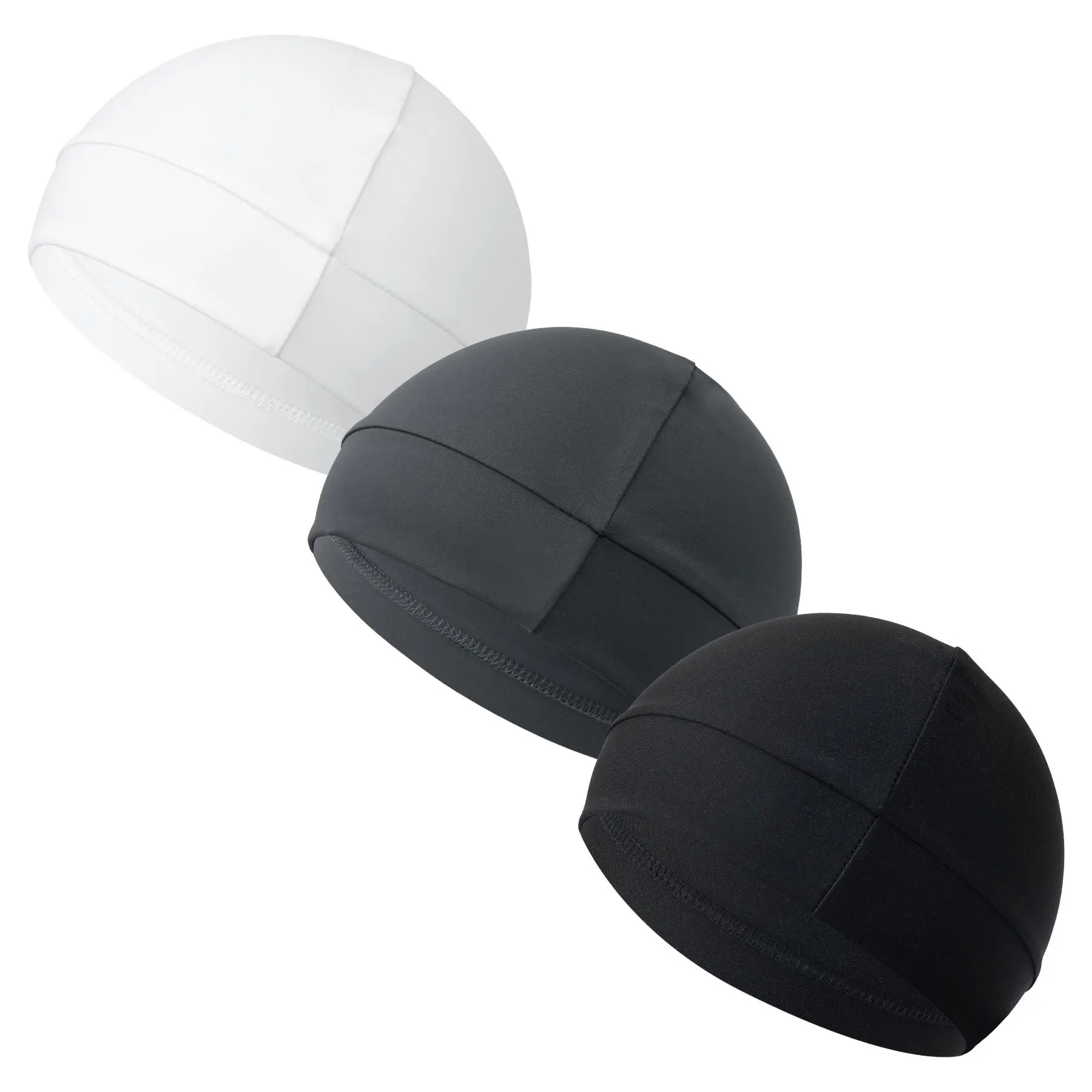 3PCS Simple Style Plain Color Skull Beanie for Men & Women,Casual Sportive Hat for Outdoor Sports for Men & Women,Fitted Hats for Summer