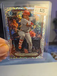 JJ Wetherholt 2026 Bowman #BCP-115 Speckle Refractor First On Print 001/299
