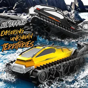 G19 JJRC Amphibious RC Tank | All-Terrain Remote Control Car for Kids | Electric Toy Vehicle, Water & Land Crawler