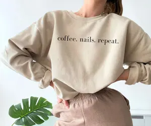 Minimal Nail Tech Sweatshirt, Nail Artist Sweater, Gift for Nail Tech, Gift for Nail Artist, Nail Tech Salon Crewneck, Nail Technician Gift