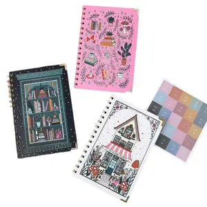 Reading Planner for Book Lovers, Stylish & Practical Notebook, Ideal for Readers, Enhances Reading Habits, Perfect Gift Idea, Spiral Bound Planner