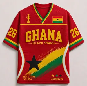 Custom Ghana Soccer Jersey, Adult Football Shirt: Ghana Football Fan Shirt, Match 26 Game Day Tee, Ghana Jersey, Ghana Fan Shirt