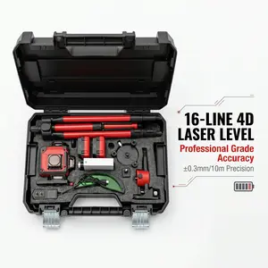 Milwaukee Multitool Accessory Kit, ±0.3mm Precision Option for Construction 16-line green laser level