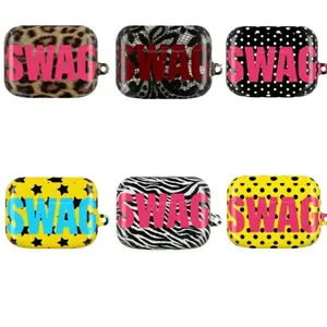 SWAG AirPods Case, Aesthetic Streetwear Style Protective Cover for AirPods Gen 1, 2, 3, 4, AirPods Pro 1, 2, 3 Shockproof Cool Graphic Case, Stylish Gift for Men Women