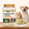 Wellix Freeze-Dried Cat Grass Food Topper Cat Grass, Chicken, Egg Yolk, Hairball Control Support, High Protein & Low Calorie Tasty Meal Topper for Cats & Dogs 7.05 OZ #familyfun