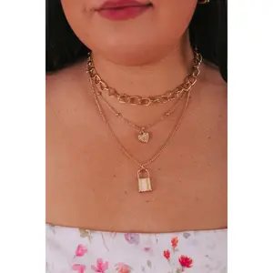 Lock Me Down Necklace Lock Me Down Necklace