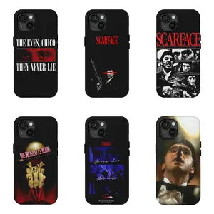 Classic S-Scarface Cool Movie Fashion Retro Phone Case for IPhone 17 16 15 14 13 12 11 Pro Max Plus Air Protective Drop-proof Gift Unique Design
