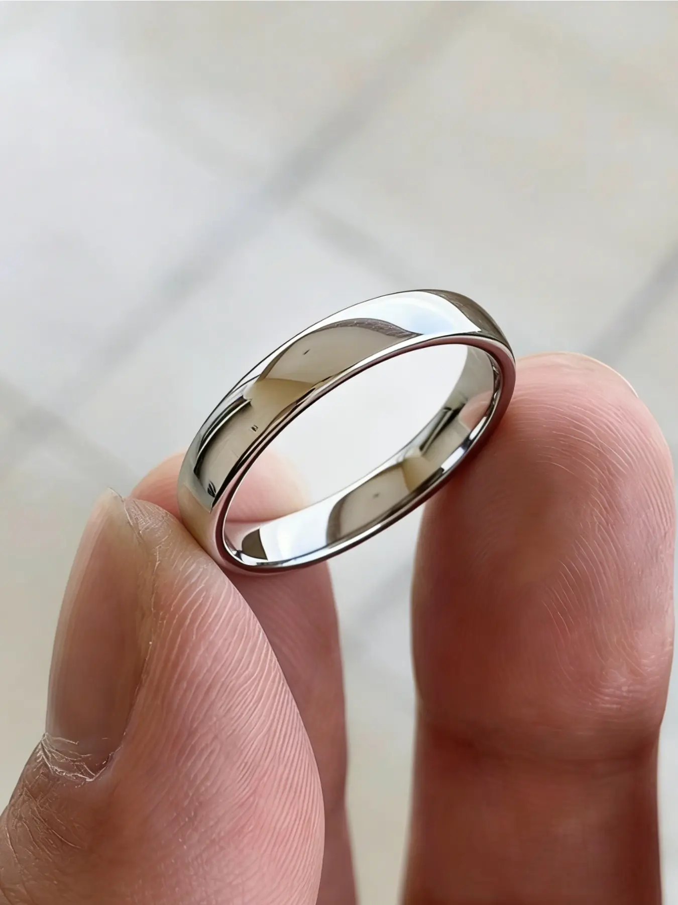 1 Piece of Simple Stainless Steel Non Fading Smooth Ring for Men and Women, Fashionable Classic Versatile Engagement Wedding Bands, Daily Versatile Couple Ring, Fashion Engagement Rings