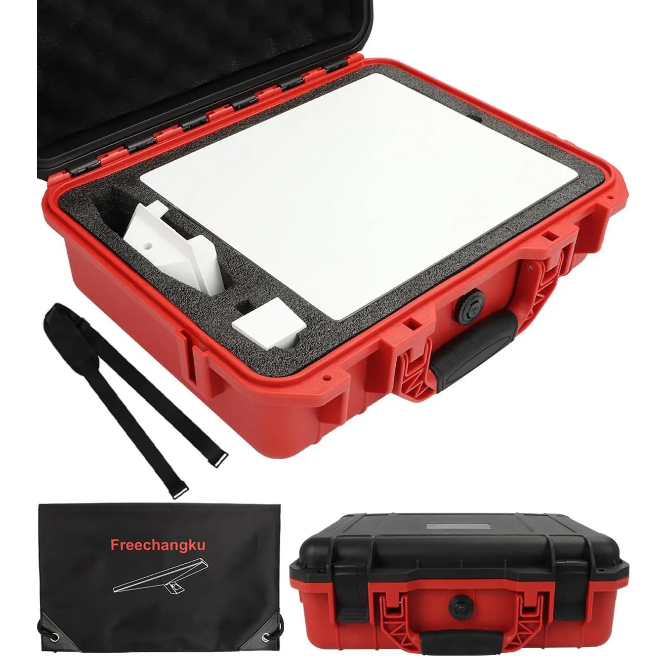 Starlink Mini Hard Shell EVA Case - Waterproof IP67, Water Resistant, Durable, Dustproof, Compact Dish Accessories Organizer, Travel Protection Equipment, Carrying Storage Kit, Purge Valve