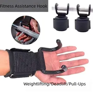 Pull-Up Assist Hook, Weightlifting Hooks, Anti-Slip Pull-Up Grips, Hand Protection, Hard Pull-Up Handles, Grip Assistance Band, Workout Accessories