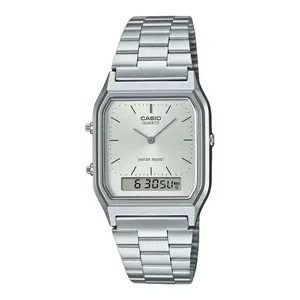 Casio AQ-230A-7A Retro Digital Analog UNISEX Watch for Men and Women