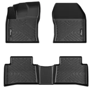 GARVEE All Weather TPE Anti-Skid Floor Mats and Liners for Toyota Prius 2016-2022 and Prius Prime 2017-2021 in Black, Durable and Custom Fit Protection