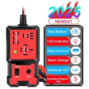 LED Indicator Light Car Battery Checker Electronic Test Car Relay Tester Diagnostic Tools Automotive Accessories Universal 12V