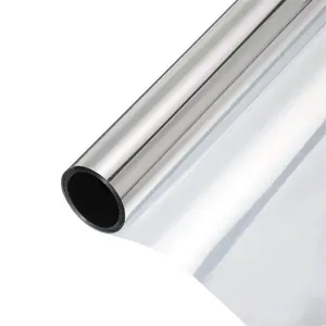 Window Privacy Film, 1 Count 45x200cm Reflective Static Cling Privacy Window Film, One Way Daytime Privacy Film, Home Decor, Room Decor, Bedroom Blinds Accessories