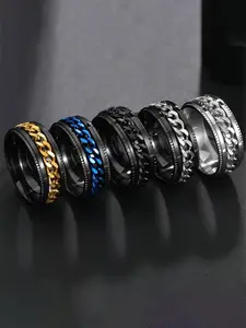 The embossed pattern rotatable beer bottle ring is suitable for daily wear, vacation dates, and other occasions, and is also a surprising and exquisite small gift