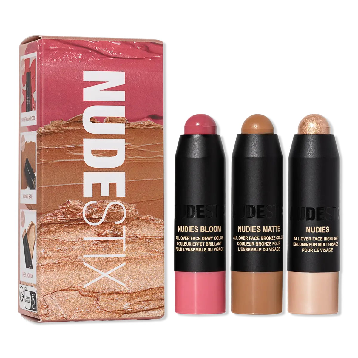 NUDESTIX Roses 'N Honey 3-Piece Mini Nudies Kit