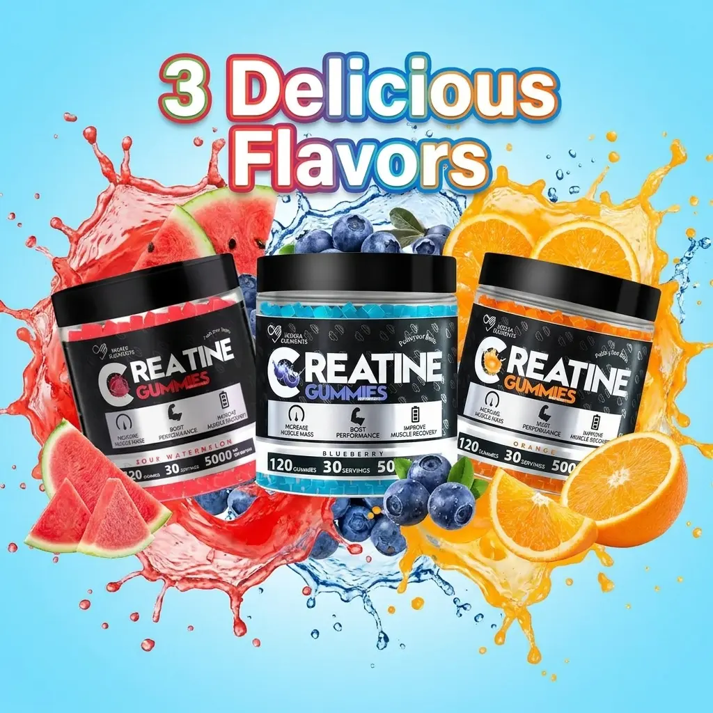 Creatine Monohydrate Gummies 5000mg for Men & Women, Gomitas de Creatina 5g Creatine Monohydrate,120 Count 0g Sugar Chewables CreatinePre-Work Out fo,travel essentials