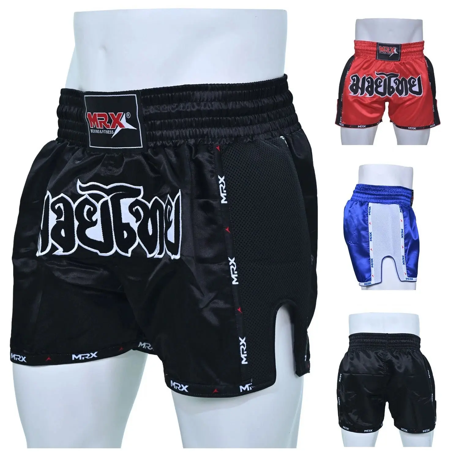 MRX Muay Thai Shorts BJJ Kickboxing Training Trunks Short Unisex