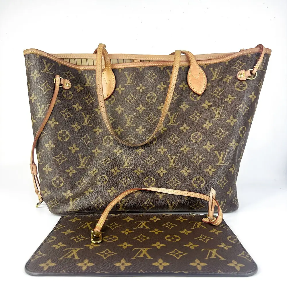 Pre-owned Louis Vuitton Neverfull MM Monogram with Pochette【1043】
