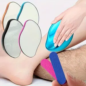 Crystal Physical Hair Removal Eraser Glass Hair Remover Painless Epilator Easy Cleaning Reusable Body Care Depilation Tool