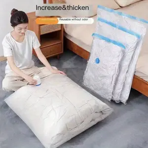 Increase&thicken 8-Pack Vacuum Storage Bags UT1314019 Space-saving Leak-proof Reusable Pump-free for Clothes Bedding Back-to-school Travel Essentials