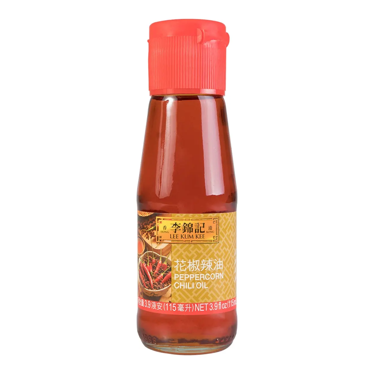 Lee Kum Kee Hong Kong Sichuan Chili Oil - Authentic Flavor, 115ml Bottle for Authentic Chinese Cooking & Spicy Food Lovers