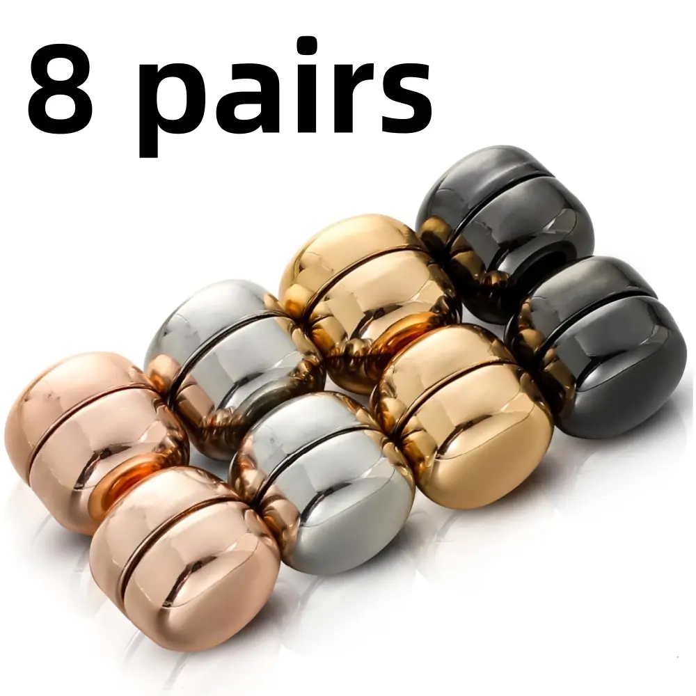8 pack Strong Hijab Magnets Multi-Use Scarf Magnets Pin No-Snag Button Brooch Clasp for Scarf Dress Cleavage Muslim Magnetic Buttons Veil Pins