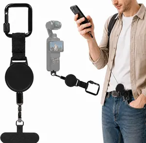 Retractable Phone Tether Skiing,Retractable Phone Lanyard,Outdoor Anti-Theft Retractables Phone Lanyard,Anti Thefts Retractables Cell Phone Tether,Adjustable Anti-Theft Mobile Phone Tethers