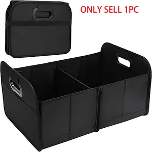 Car Trunk Storage Box, Foldable Car Storage Box, Portable Car Organizer, Multifunctional Car Storage Box for Car Trunk, Home, Office, Folding, Compact