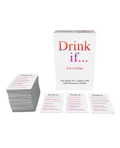 Drink If... For Lovers Couples Drinking Game with 1200 Reasons to Drink 200 Cards Fun and Easy to Play for Relationship Intimacies