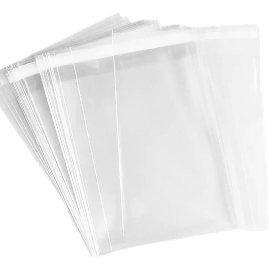 4-5/8'' X 5-3/4'' Cello Cellophane Bags - Fits A2 Card w/Envelope Photos  Candy  Cookie Resealable Clear Plastic Sleeves (100 Count)