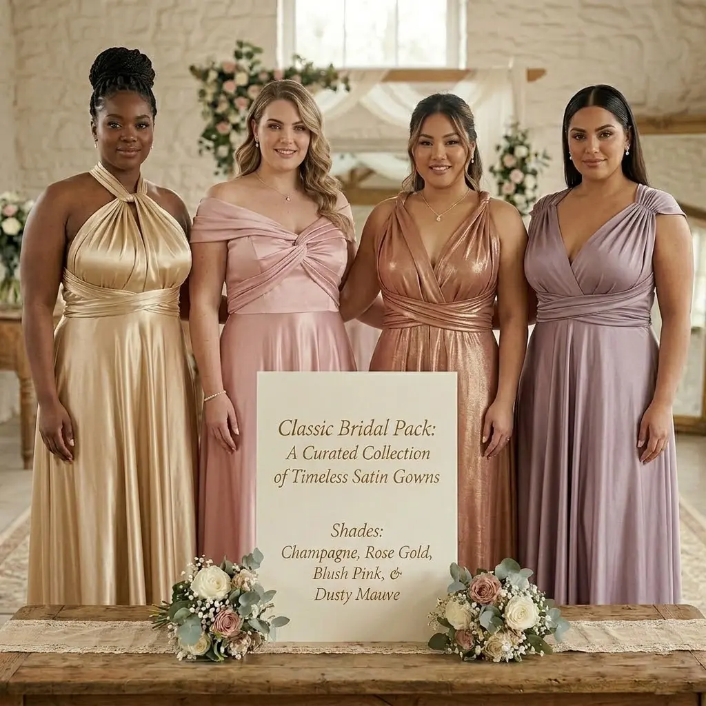 Women's Multiway Convertible Maxi Dress, Infinity Long Sleeveless Bridesmaid Dress for Wedding Guest Versatile Formal Evening Gown Party Casual Sun Dress Maternity flaterring for all types