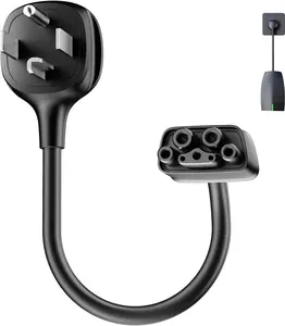 NEMA 14-30 Adapter Only for Tesla Mobile Charger Gen 2 and 3, Fast Charging 240/250V 14-30 Outlet Connector for Tesla Portable Charger Adapter Up to 24Amp (15 inch）