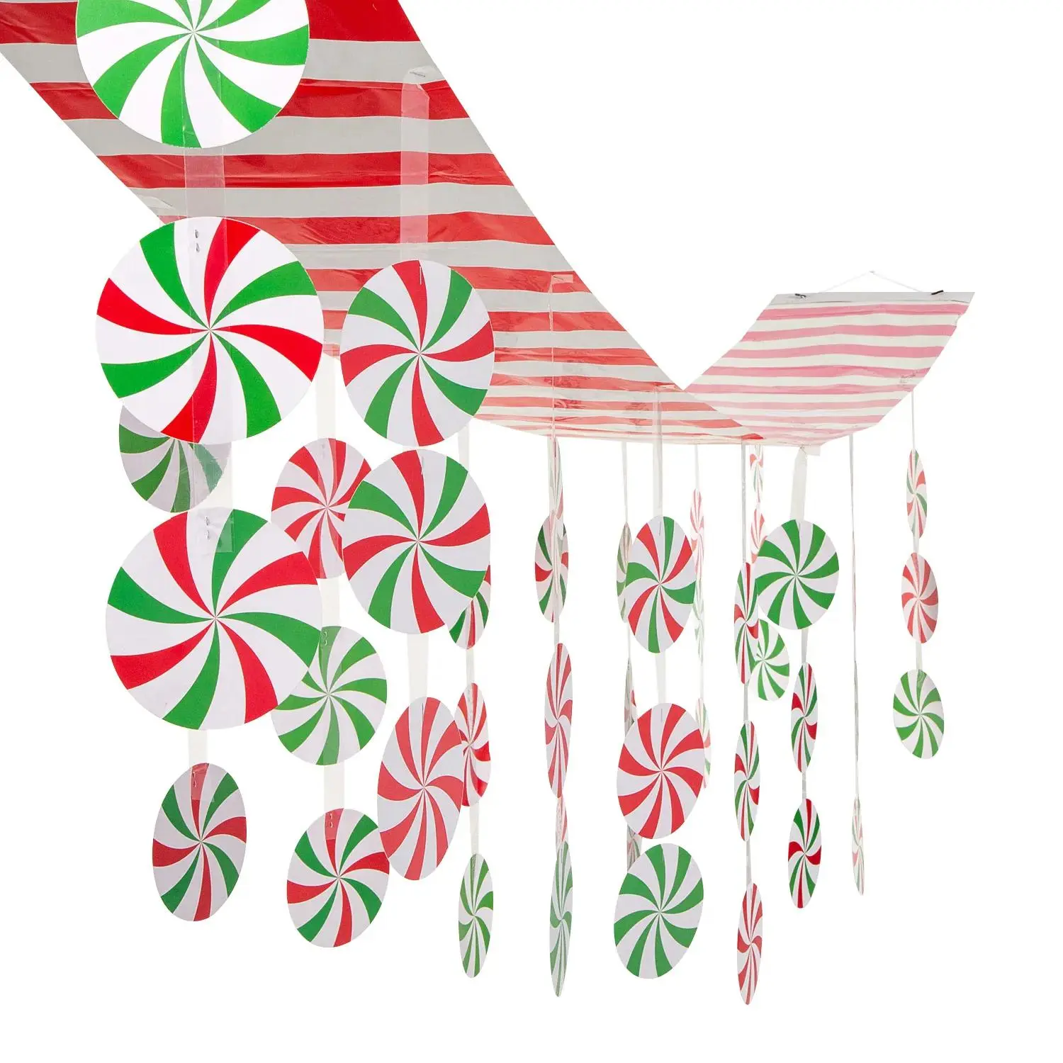 12 Ft. Peppermint Candy Hanging Ceiling Decoration 12 Ft. Peppermint Candy Hanging Ceiling Decoration