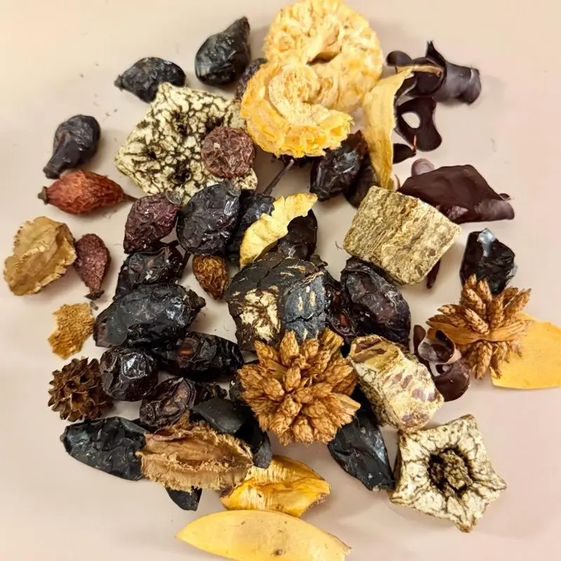 Gingerbread Cozy Holiday Botanicals Smells Like Christmas Warm Spice Potpourri Festive Gingerbread Potpourri Rustic Primitive Hand-Blended Scented Botanical Blend