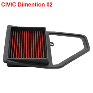 1PCS Car Air Filter For Honda Civic Dimention 02 Car Intake Engine Accessories Replacement Air Filter