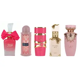 BINT HOORAN ROSE PASSION +  HAYA (women) +  Yara Candy Perfume + ECLAIRE + NOW Women Perfume Rave 3.4oz/100ml - Fragrance Gift Bundle