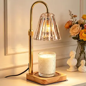 Marycele Candle Warmer Lamp with Timer Dimmer for Yankee Candles Adjustable Height, Birthday Gifts for Women Mom Sister, Wax Candle Lamp Warmer Vintage Farmhouse Home Decor