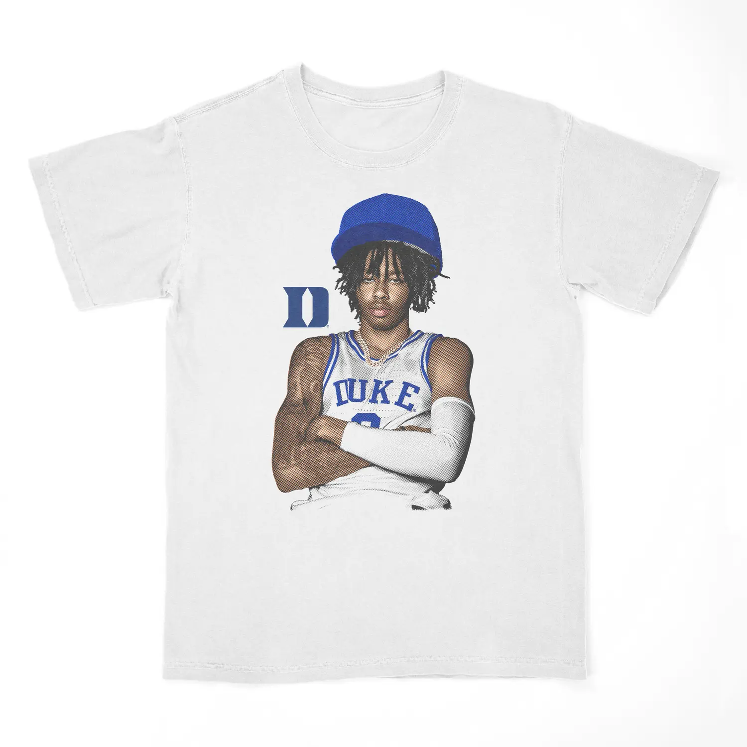 Isaiah Evans Portrait White Tee Vintage Graphic Tee, Gift for Fan, Y2K Shirt.