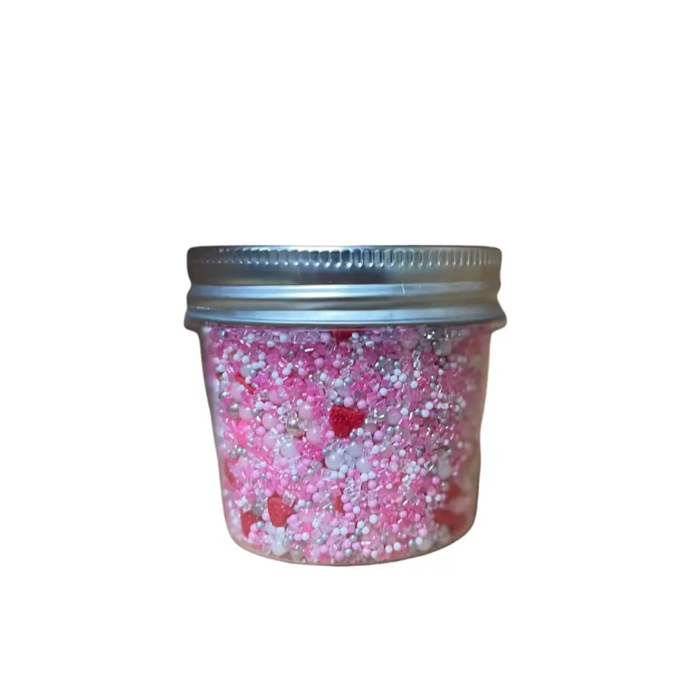 Fancy dark pink Valentine’s sprinkles Fancy dark pink Valentine’s sprinkles