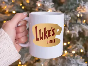 Luke's Diner Mug Stars Hollow Diner Mug  Gilmore Girls Fan Gift Ceramic TV Show Mug