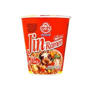 OTTOGI Jin Ramen Spicy Korean Instant Noodles 65g - Quick & Delicious Meal