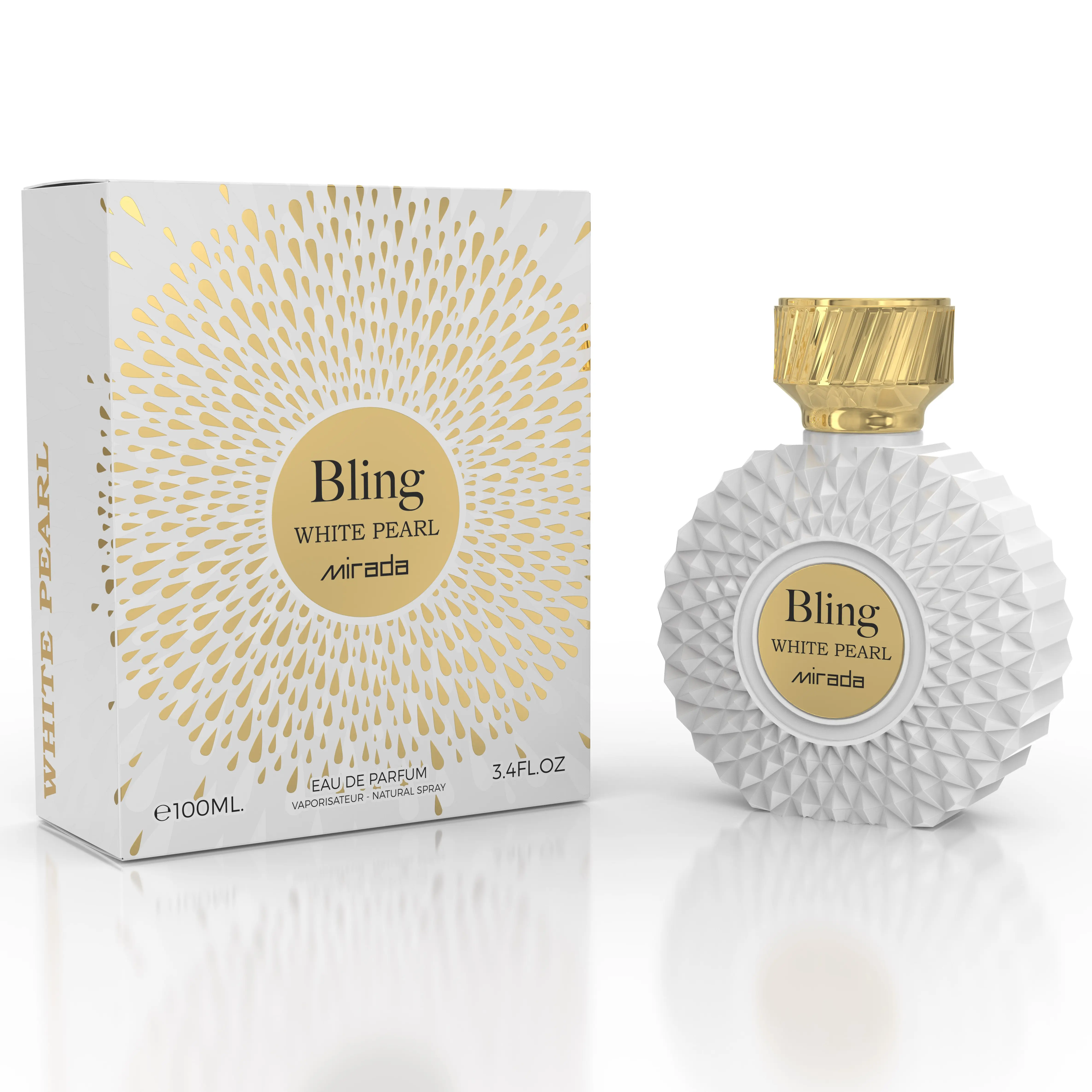 Mirada Bling White Pearl EDP For Women 3.4FL.OZ 100ML Mirada Bling White Pearl EDP For Women 3.4FL.OZ 100ML
