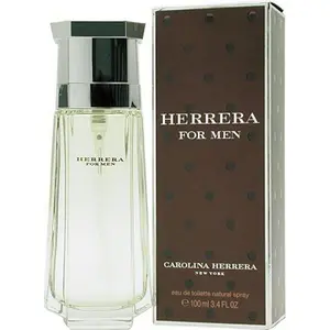 Carolina Herrera Men's HERRERA Long Lasting Eau de Toilette Cologne - Long Lasting Perfume, 3.4 oz (3.3 oz Equivalent), Aromatic-Woody Citrus Musk Scent, Masculine Fragrant Citrus Boxed Fragrance, Daily Use, New in Box, Boxed Men's Fragrance